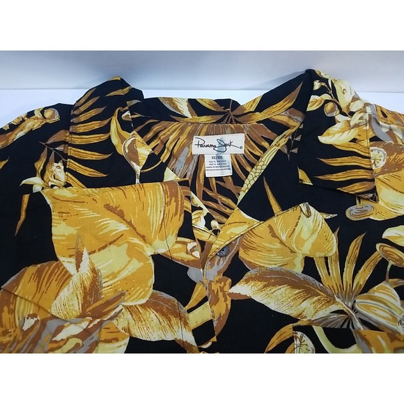 Panama Jack Button Up Short Sleeve Hawaiian Shirt Mens XL - Picture 1 of 6